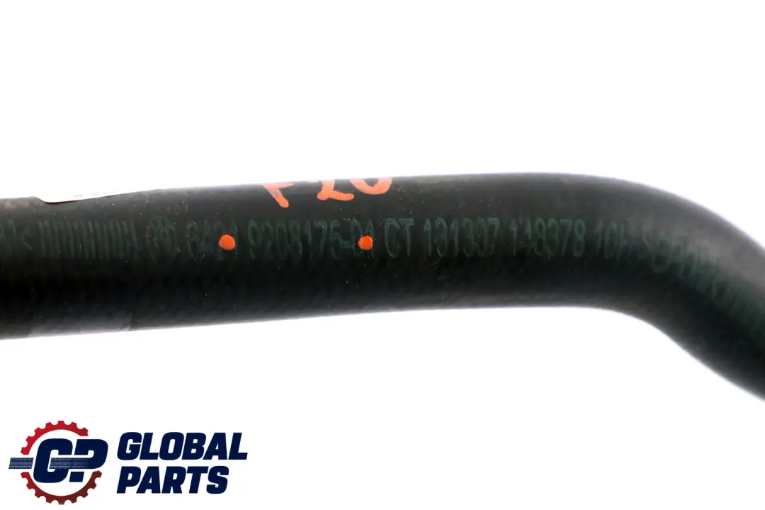 BMW F20 F30 Valvula de Agua del Motor Tubo la Manguera Refrigerante Motor - SKU 9208175 - Número de pieza 9208175