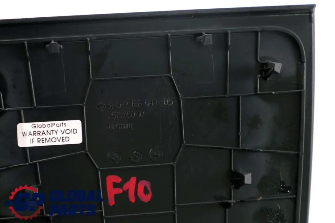 Salpicadero Centro Altavoz Cubierta Panel Embellecedor Negro 9166643 para BMW F10 F11 con número de pieza 9209779 BMW F10 F11 Salpicadero Centro Altavoz Cubierta Panel Embellecedor Negro 9166643 - SKU 9209779 - Número de pieza 9209779
