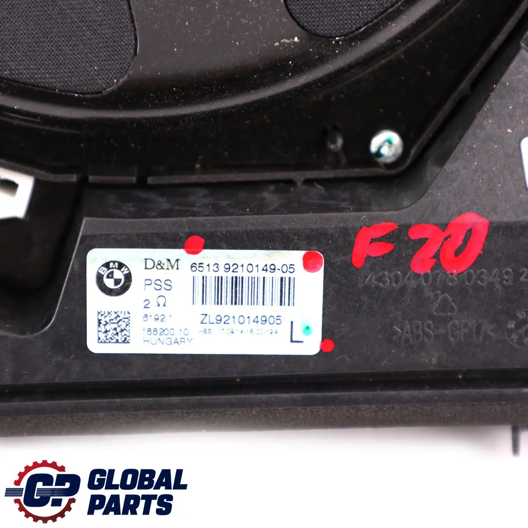 Left Central Bass Hi-Fi Subwoofer Speaker pour BMW F20 F21 F30 F31 à propos du numéro de pièce 9210149 BMW F20 F21 F30 F31 Left Central Bass Hi-Fi Subwoofer Speaker - SKU 9210149 - Numéro de pièce 9210149