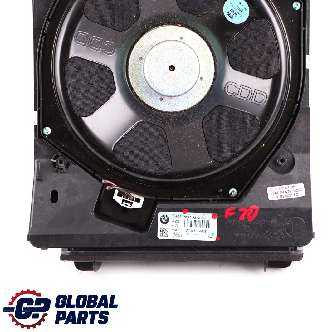BMW F20 F21 F30 F31 Left Central Bass Hi-Fi Subwoofer Speaker - SKU 9210149 - Numéro de pièce 9210149