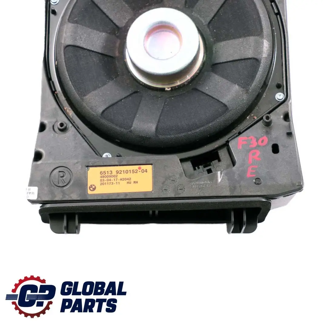  Central Bass Speaker BMW F30 F31 F32 Harman Kardon Right O/S - SKU 9210152 - Part number 9210152