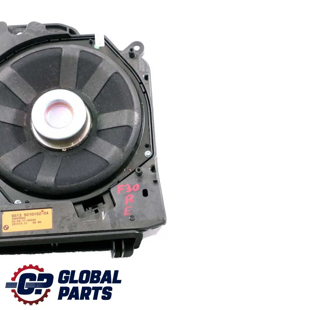BMW F30 F31 F32 Altoparlante Central Bass Harman Kardon Destra - SKU 9210152 - Numero di parte 9210152