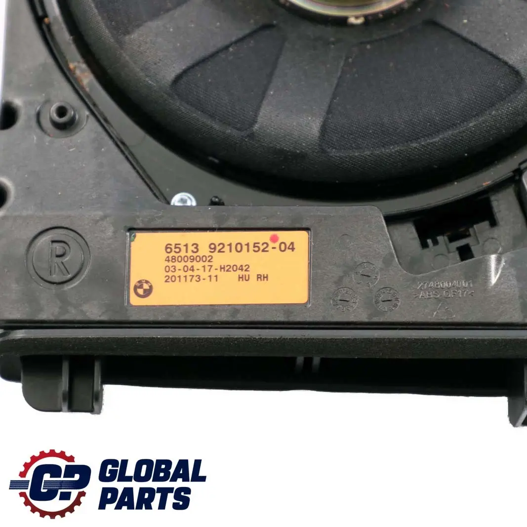  Central Bass Speaker BMW F30 F31 F32 Harman Kardon Right O/S - SKU 9210152 - Part number 9210152