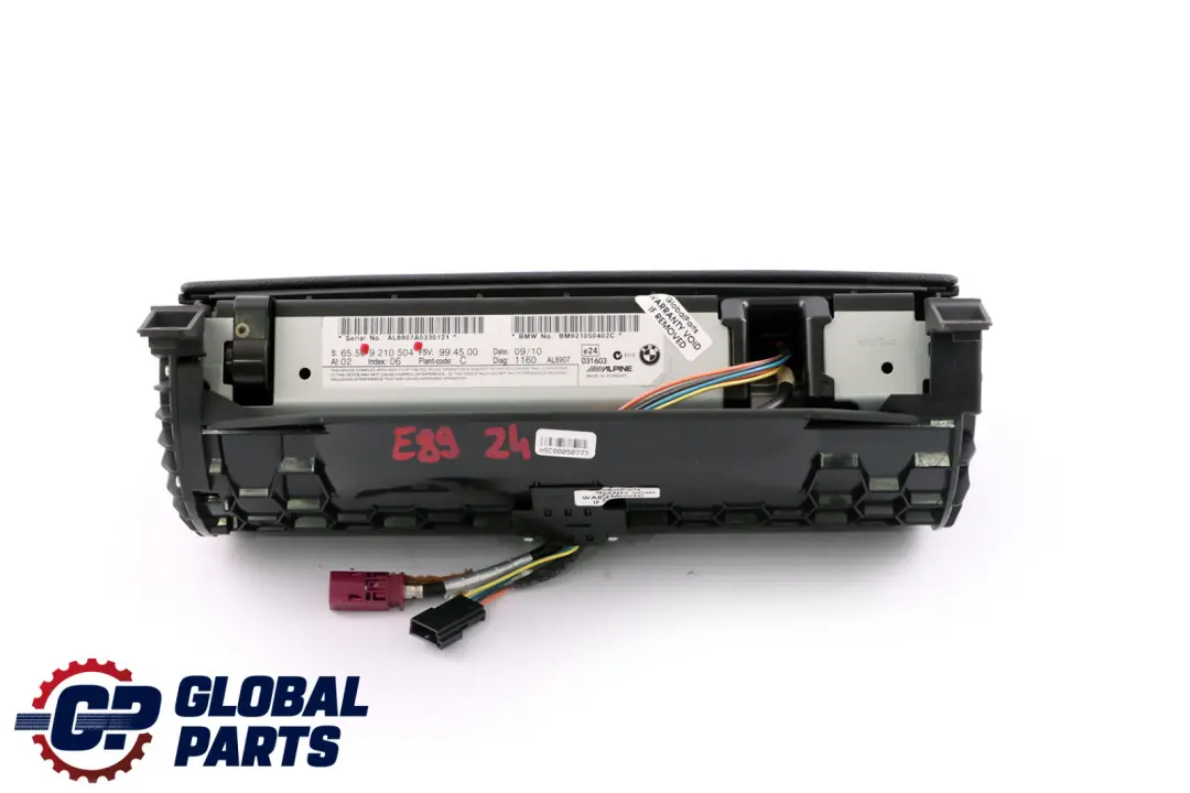 BMW Z4 E89 Roadster Boardmonitor Affichage central des informations - SKU 9210504 - Numéro de pièce 9210504