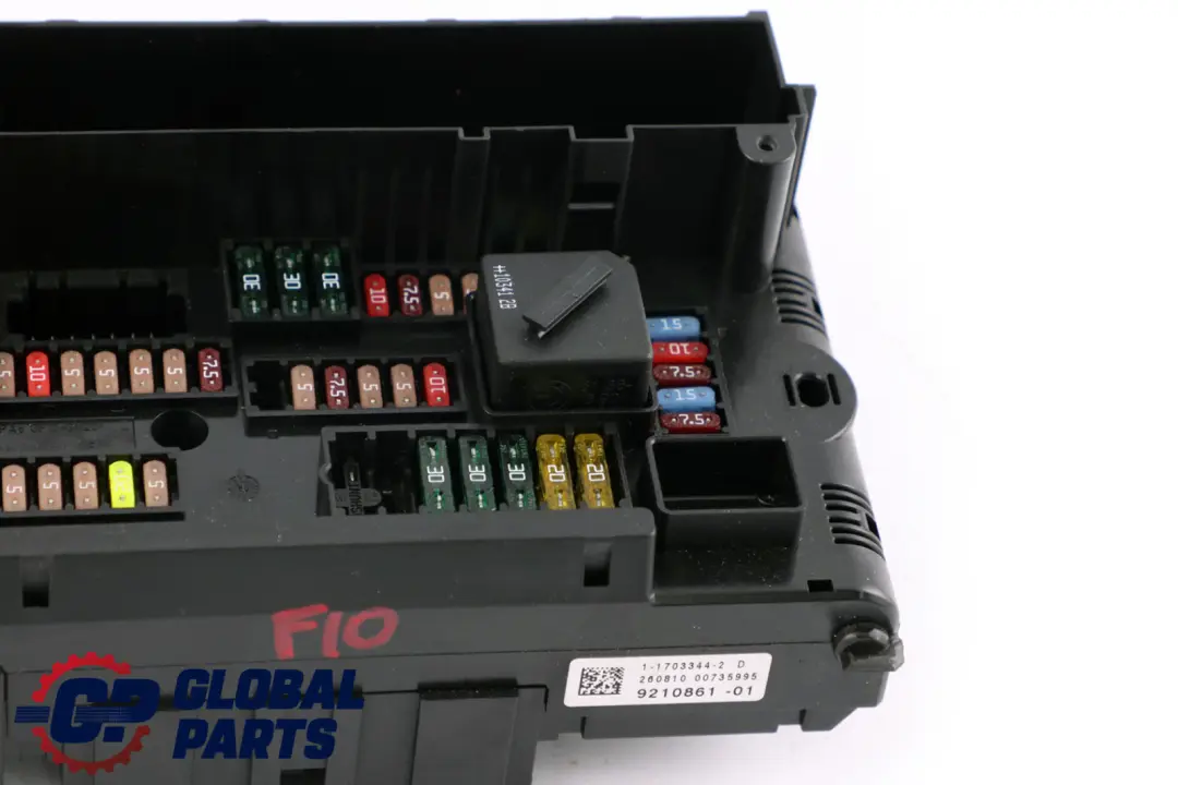 Distribution Fuse Box Front 6114 to BMW F10 F11 Power with Part number 9210861 BMW F10 F11 Power Distribution Fuse Box Front 6114 - SKU 9210861 - Part number 9210861