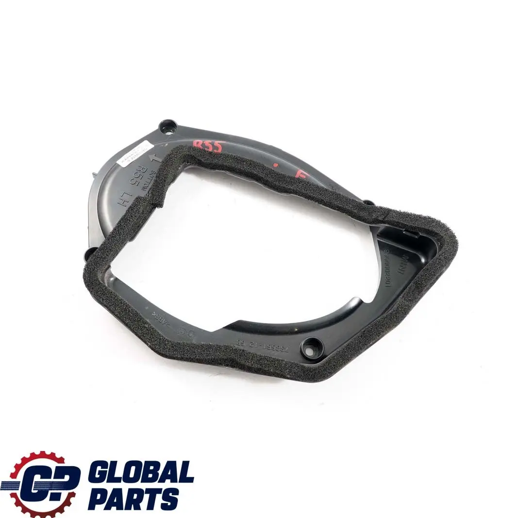 Left N/S Lateral Trim Panel Hi-Fi Loudspeaker Holder Bracket to BMW Mini R55 Rear with Part number 9211152 BMW Mini R55 Rear Left N/S Lateral Trim Panel Hi-Fi Loudspeaker Holder Bracket - SKU 9211152 - Part number 9211152