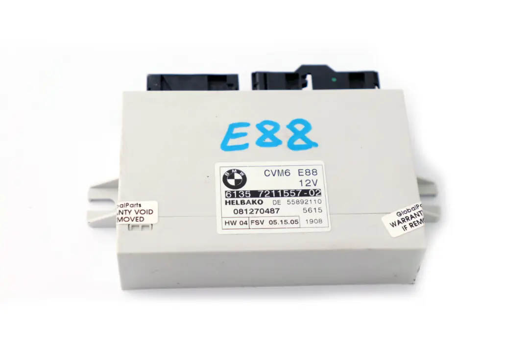 Faltdach ECU Modul CVM6 für BMW E88 Cabrio mit Teilenummer 9211494 BMW E88 Cabrio Faltdach ECU Modul CVM6 - SKU 9211494 - Teilenummer 9211494