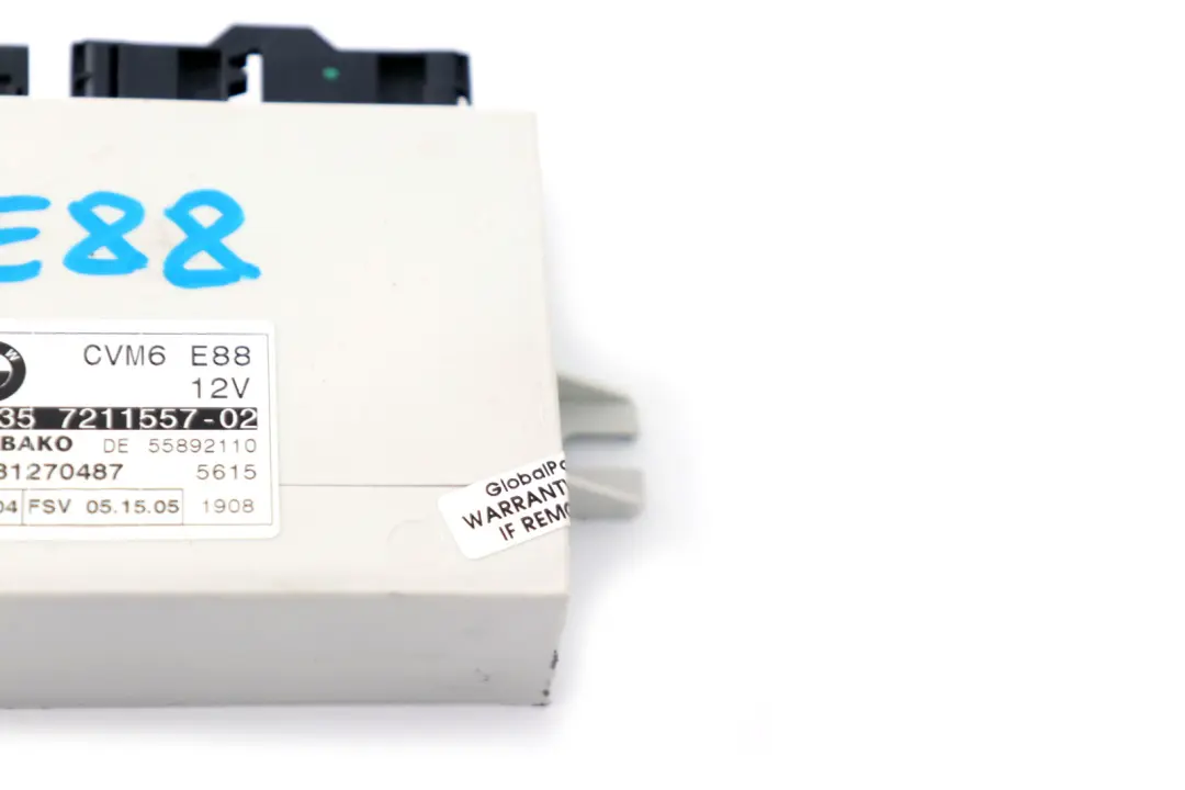  *BMW 1 Reihe E88 Cabrio Verdeck Steuergerät Modul CVM6 - SKU 9211494 - Teilenummer 9211494