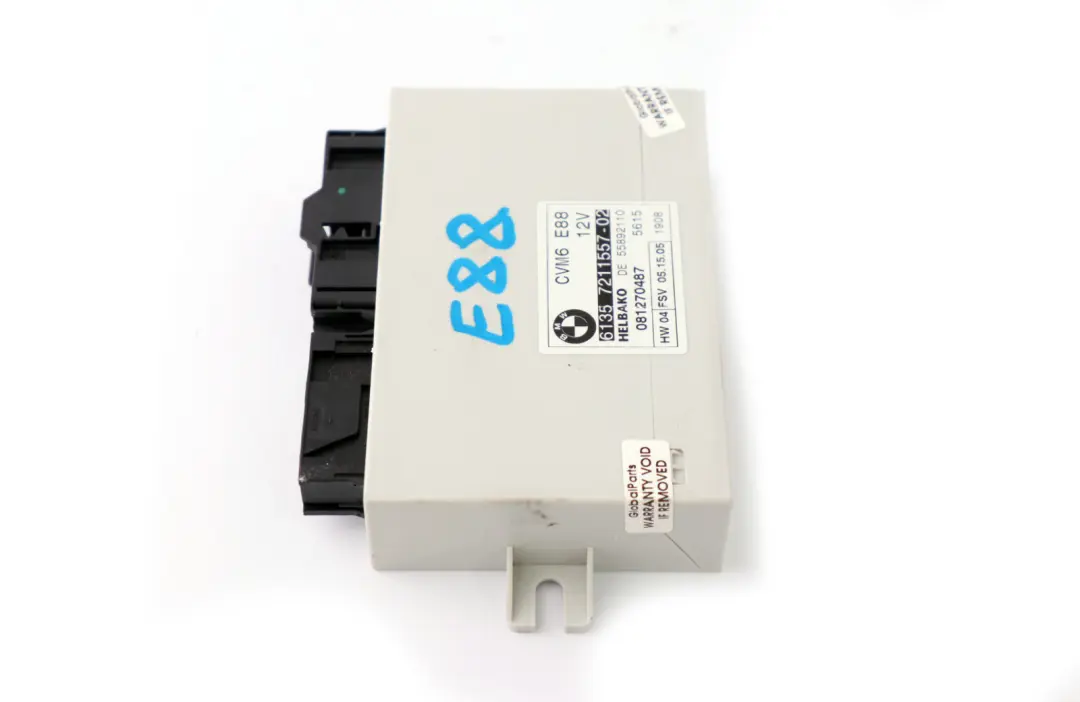 Module ECU CVM6 Pour Toit Ouvrant Décapotable pour BMW E88 Cabriolet à propos du numéro de pièce 9211494 BMW E88 Cabriolet Module ECU CVM6 Pour Toit Ouvrant Décapotable - SKU 9211494 - Numéro de pièce 9211494