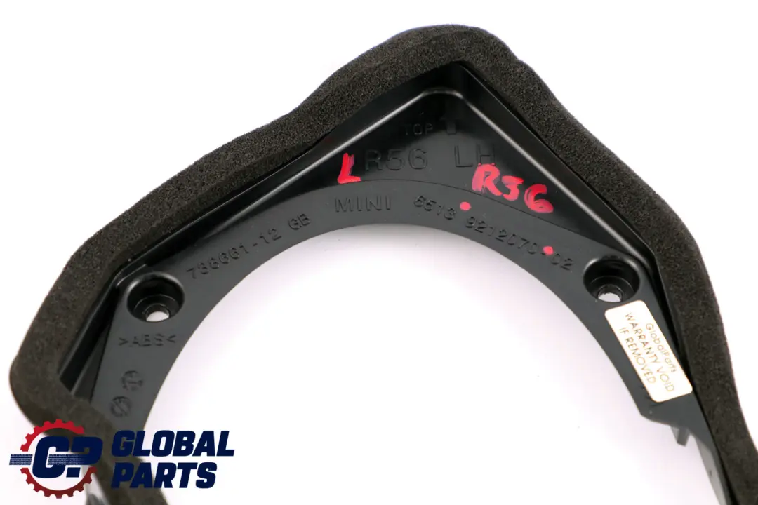 Mini Cooper R56 R56N LCI Cover Sound Guide Loudspeaker Left N/S - SKU 9212070 - Part number 9212070