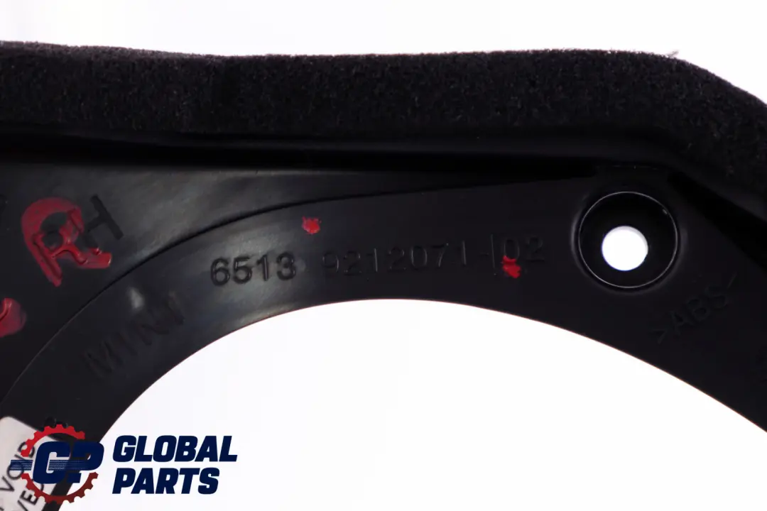 R56N LCI Cubierta Guia De Sonido Altavoz Derecho para Mini Cooper R56 con número de pieza 9212071 Mini Cooper R56 R56N LCI Cubierta Guia De Sonido Altavoz Derecho - SKU 9212071 - Número de pieza 9212071