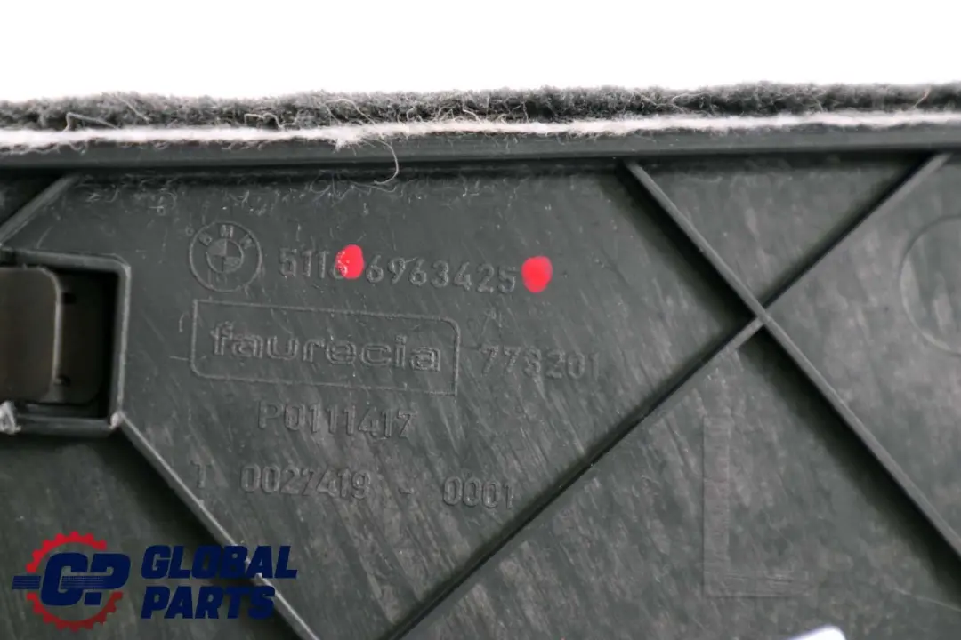 Verkleidung Mittenkonsole Hinten Links Schwarz für BMW X5 X6 er E70 E71 mit Teilenummer 6963425 BMW X5 X6 er E70 E71 Verkleidung Mittenkonsole Hinten Links Schwarz - SKU 9213517 - Teilenummer 6963425