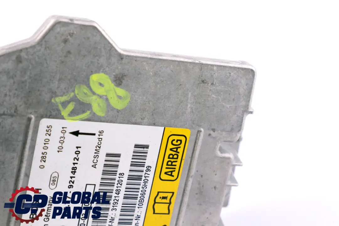 BMW E88 E93 LCI Airbag Control Unit Module ECU - SKU 9214812 - Part number 9189906