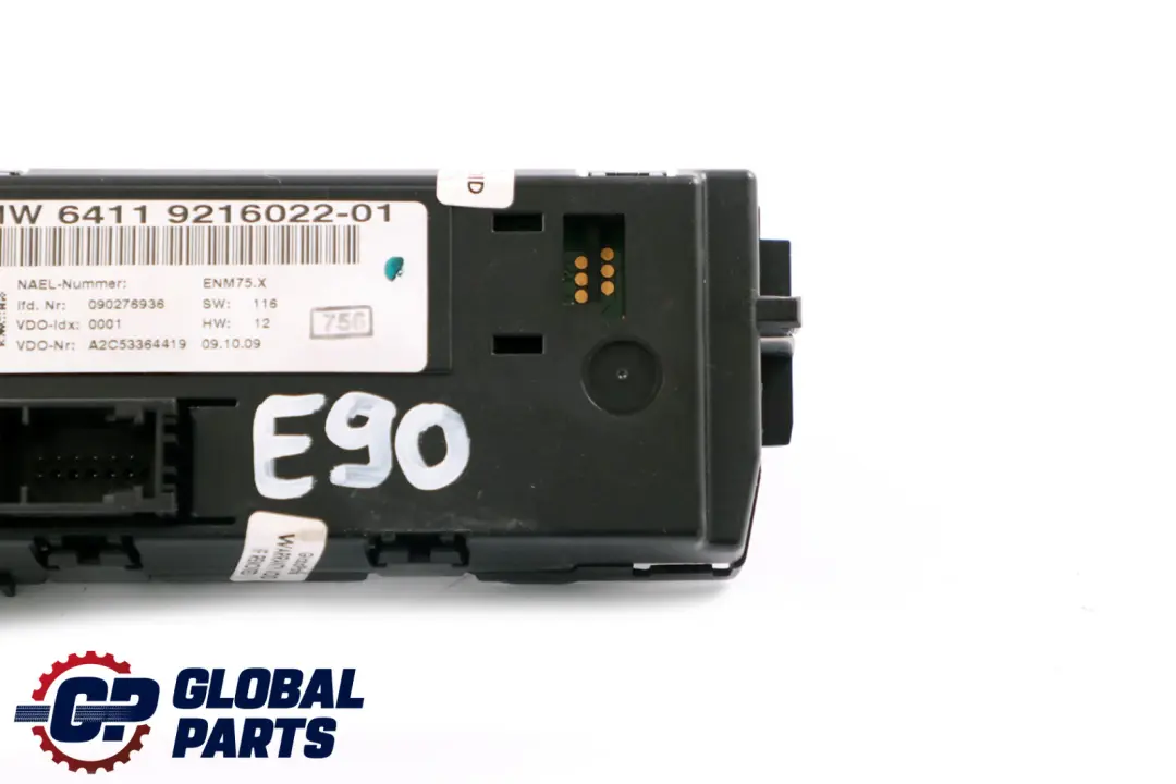 BMW 1 3 Series E81 E87 E90 LCI E91 E92 Air Conditioning Control Switch - SKU 9216022 - Part number 9216022