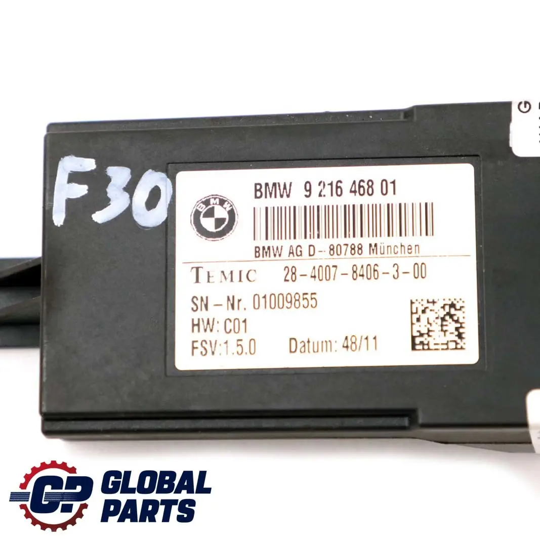 BMW 1 3 5 F10 F11 F20 F30 F31 Front Seat Heating Control Module ECU - SKU 9216468 - Part number 9216468