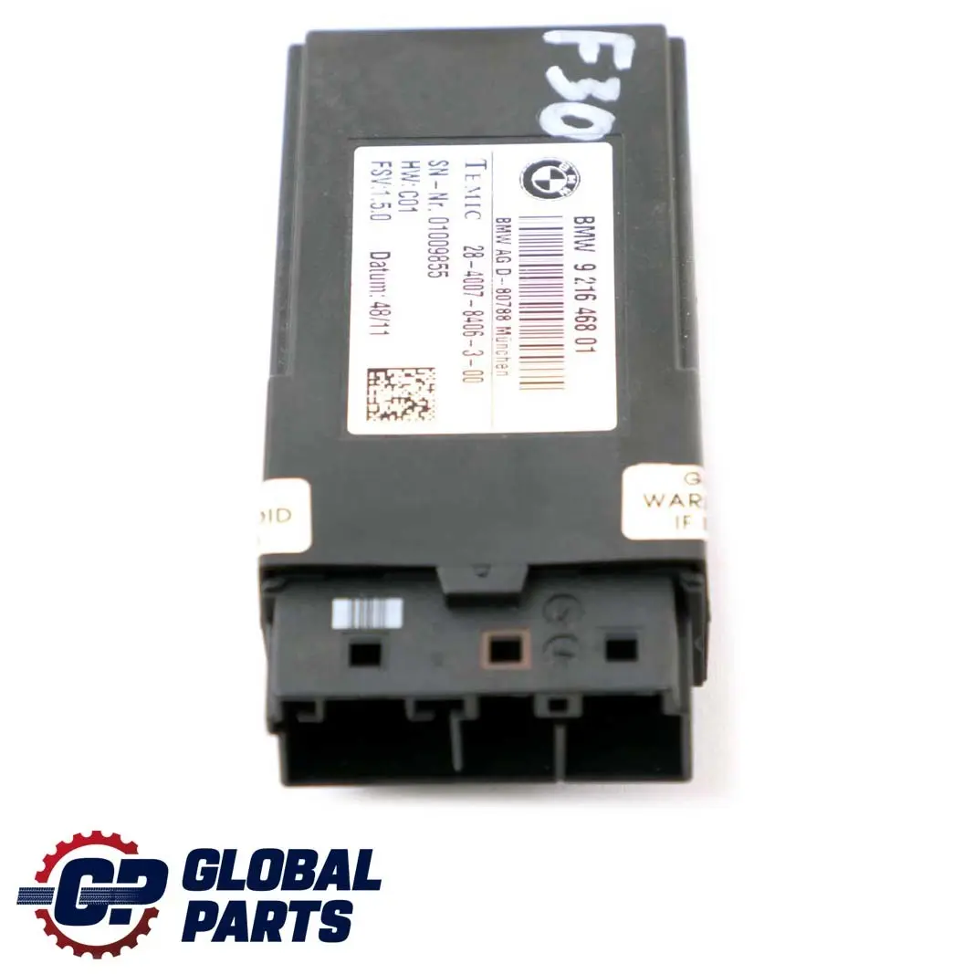 BMW 1 3 5 F10 F11 F20 F30 F31 Front Seat Heating Control Module ECU - SKU 9216468 - Part number 9216468