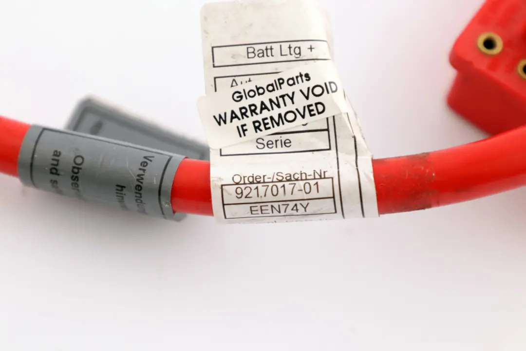 Batterie Kabel Pluspol Plus für BMW E81 E87 E87N mit Teilenummer 9217017 BMW E81 E87 E87N Batterie Kabel Pluspol Plus - SKU 9217017 - Teilenummer 9217017