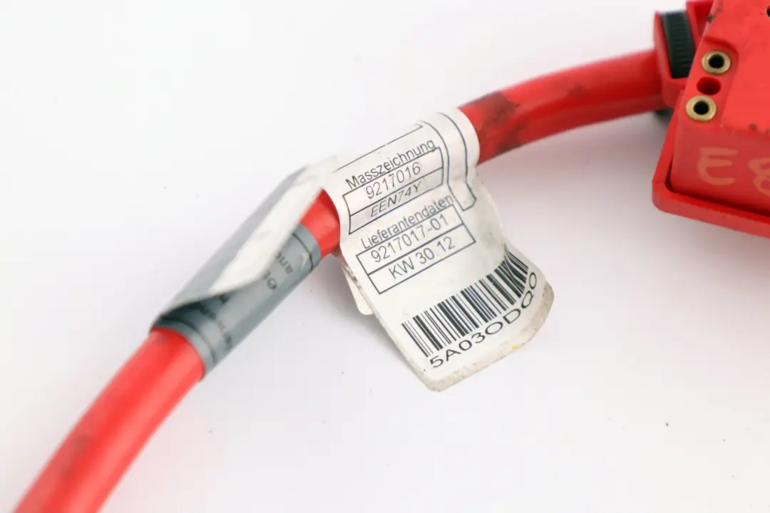 BMW E81 E87 E87N Battery Cable Plus Pole Positive - SKU 9217017 - Part number 9217017