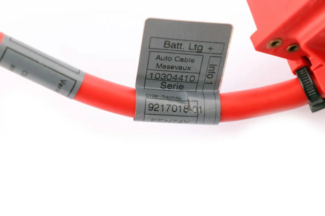 BMW E82 E84 E88 E90 E91 E92 LCI Battery Cable Plus Pole - SKU 9217018 - Part number 9217018