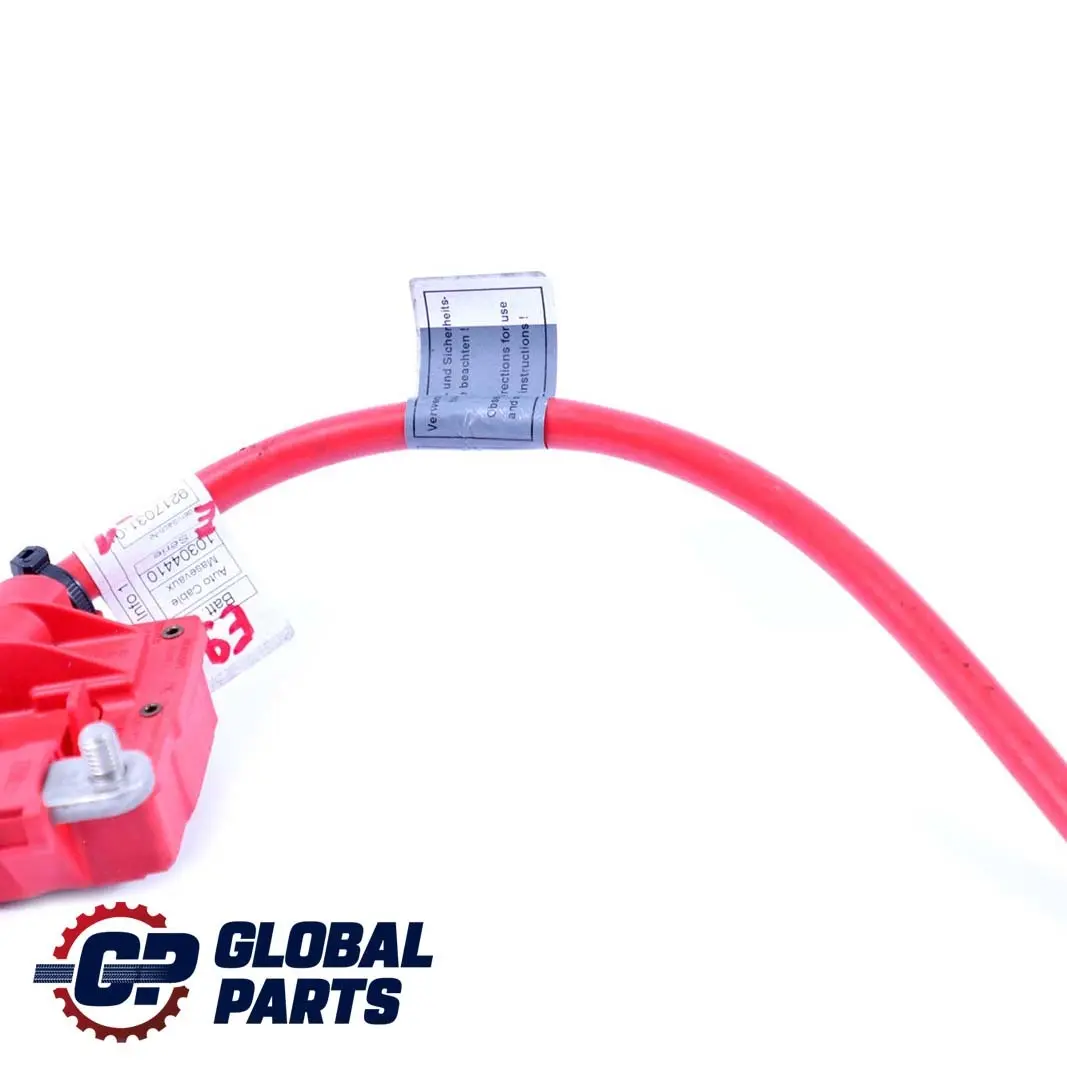 Cable Plus Pole to BMW E82 E84 E88 E90 E91 E92 LCI Battery with Part number 9217031 BMW E82 E84 E88 E90 E91 E92 LCI Battery Cable Plus Pole - SKU 9217031-1 - Part number 9217031