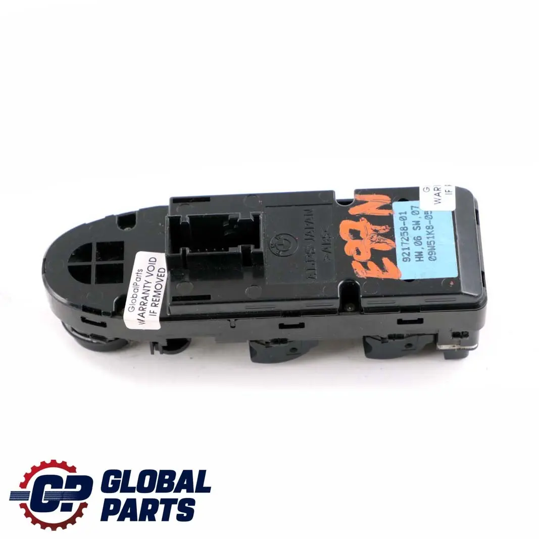 Vorne Fahrer Schalter Fensterheber für BMW 1 Series E87 LCI mit Teilenummer 9217258 BMW 1 Series E87 LCI Vorne Fahrer Schalter Fensterheber - SKU 9217258 - Teilenummer 9217258