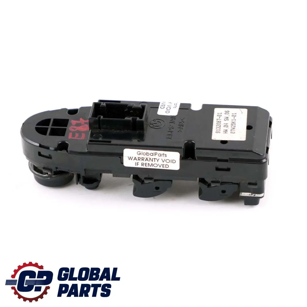 BMW 1 Series E87 1 Switch Button Window Lifter Driver's Side Black 9132087 - SKU 9217259-1 - Part number 9217259