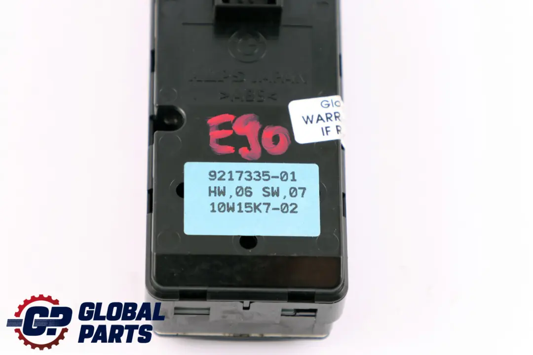 Fensterheberschalter BMW E90 E91 Elektrischer Knopf Spiegel Fahrerseite für mit Teilenummer 9217335 Fensterheberschalter BMW E90 E91 Elektrischer Knopf Spiegel Fahrerseite - SKU 9217335 - Teilenummer 9217335