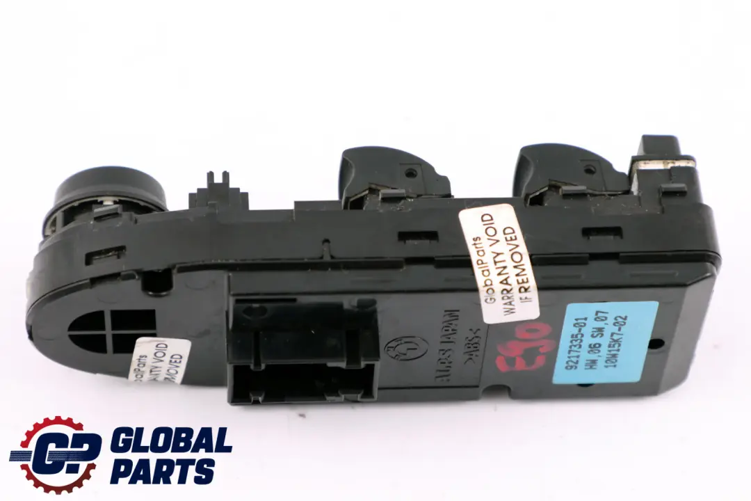 Window Lifter Switch BMW E90 E91 Electric Button Mirrors Driver's Side to with Part number 9217335 Window Lifter Switch BMW E90 E91 Electric Button Mirrors Driver's Side - SKU 9217335 - Part number 9217335