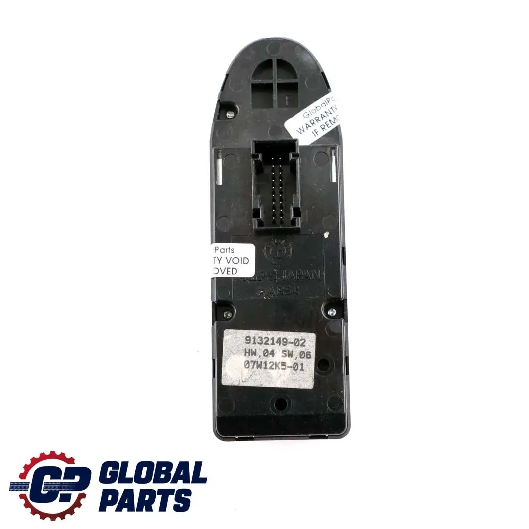 BMW 3 er E90 E91 Schalter Fensterheber Fahrerseite Anklappfunktion 9132149 - SKU 9217343 - Teilenummer 9217343