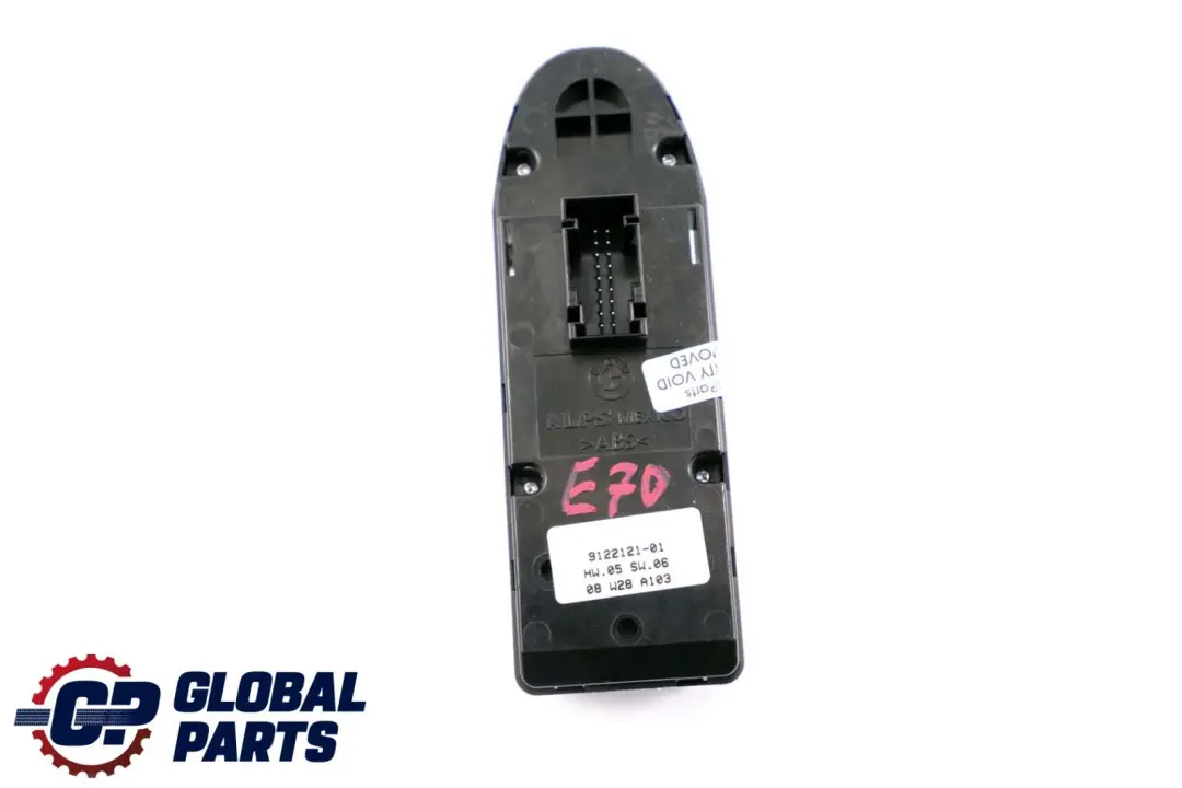 Interrupteur Lève-Vitre Pliable Côté Conducteur pour BMW X5 E70 X6 E71 à propos du numéro de pièce 9122121 BMW X5 E70 X6 E71 Interrupteur Lève-Vitre Pliable Côté Conducteur - SKU 9218044 - Numéro de pièce 9122121