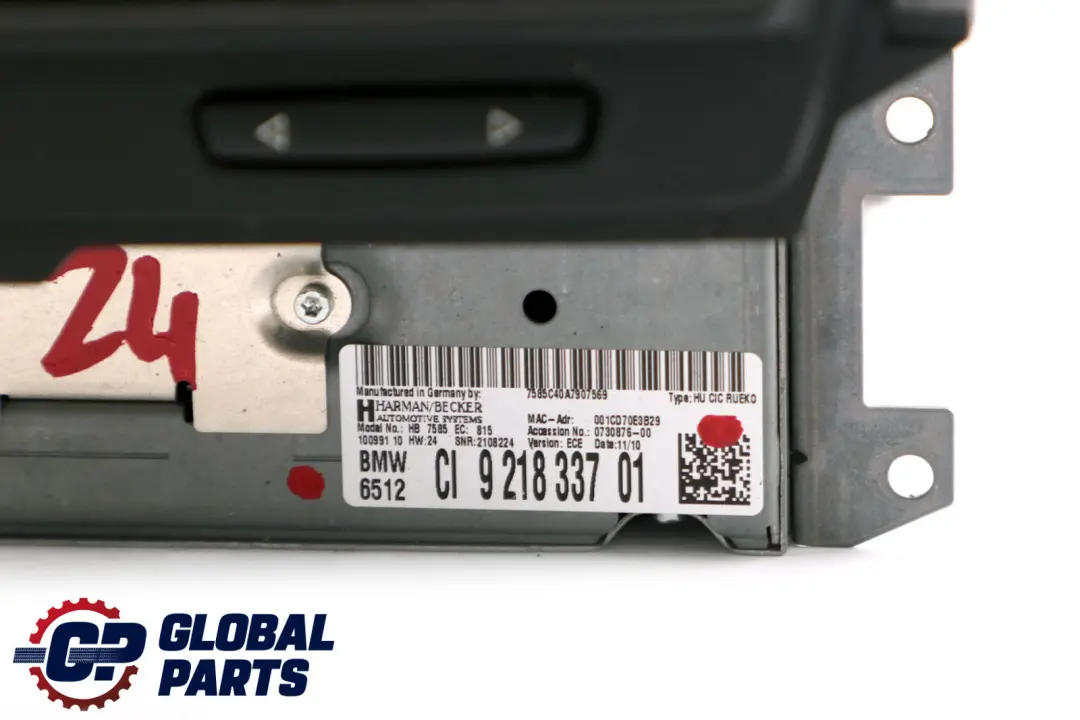 Profesional Sistema de Navegación Ordenador CIC para BMW Z4 E89 con número de pieza 9218337 BMW Z4 E89 Profesional Sistema de Navegación Ordenador CIC - SKU 9218337 - Número de pieza 9218337