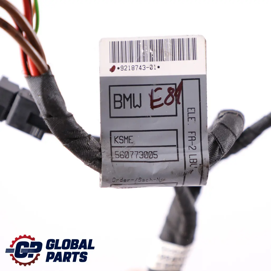 Wiring Loom Harness Cable 9218743 to BMW 1 3 E81 E82 E88 E92 LCI Seat with Part number 9218734 BMW 1 3 E81 E82 E88 E92 LCI Seat Wiring Loom Harness Cable 9218743 - SKU 9218748 - Part number 9218734