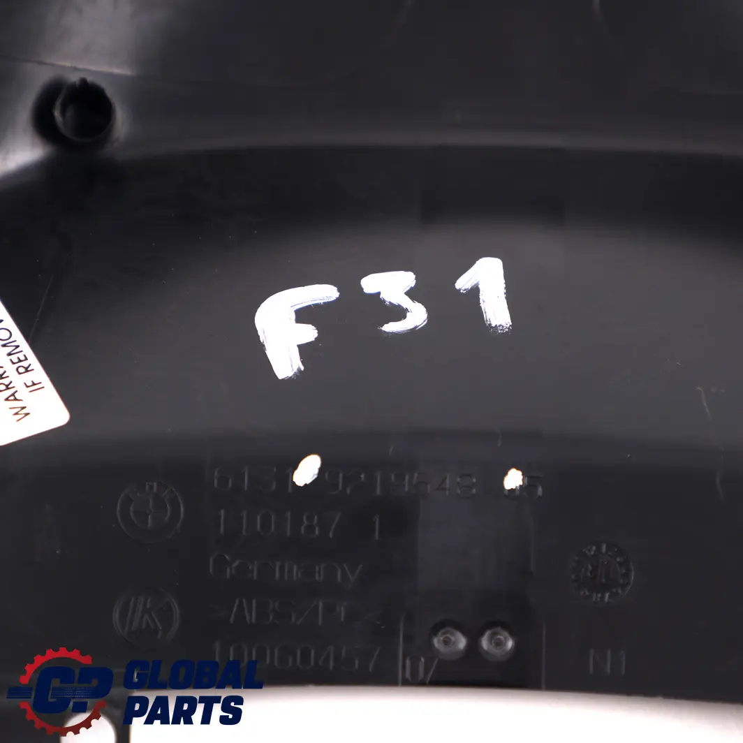 Verkleidung Lenksäule Oben Schwarz 6823466 BMW F20 F21 F30 F31 F32 - SKU 9219548 - Teilenummer 9219548