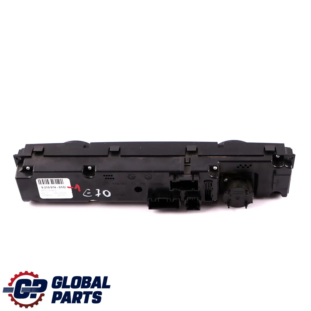 BMW X5 X6 E70 E71 Control Unit Panel Automatic Air Conditioning High - SKU 9219974 - Part number 9219974