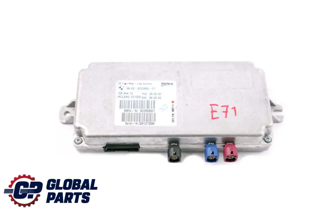 BMW X5 X6 E70 E71 Steuergerät Modul Oben Rück Ansicht Kamera - SKU 9220695 - Teilenummer 9291386