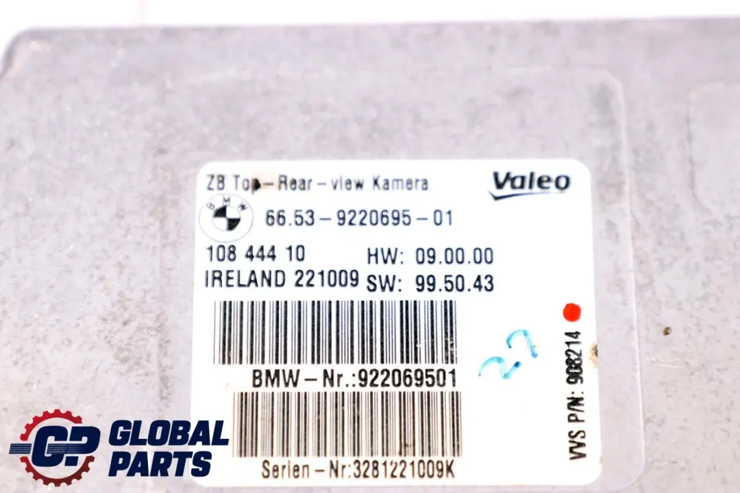 Modulo Controllo Telecamera Posteriore Superiore per BMW X5 X6 E70 E71 con numero di parte 9291386 BMW X5 X6 E70 E71 Modulo Controllo Telecamera Posteriore Superiore - SKU 9220695 - Numero di parte 9291386