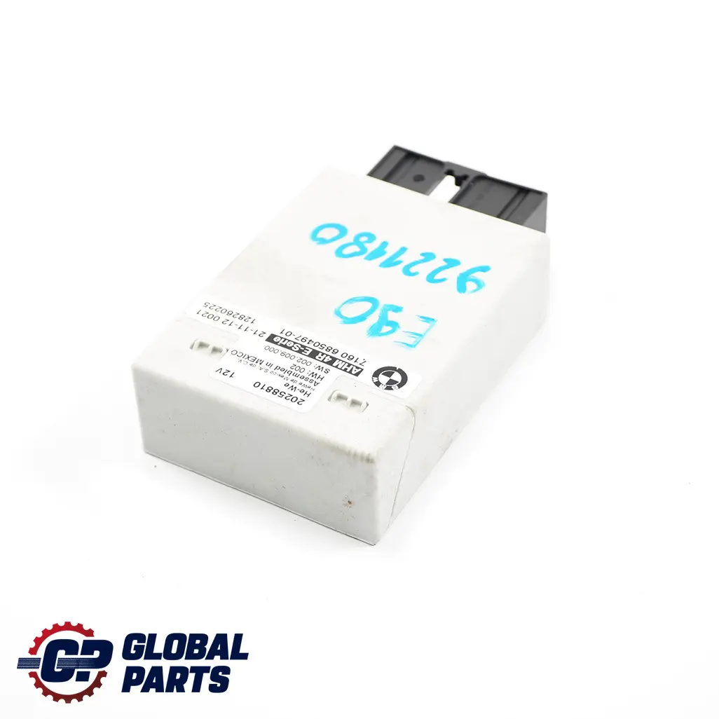 BMW 1 3 5 7 Serie E60 E61 E65 E81 E87 E90 Module d'attelage - SKU 9221180 - Numéro de pièce 9221180