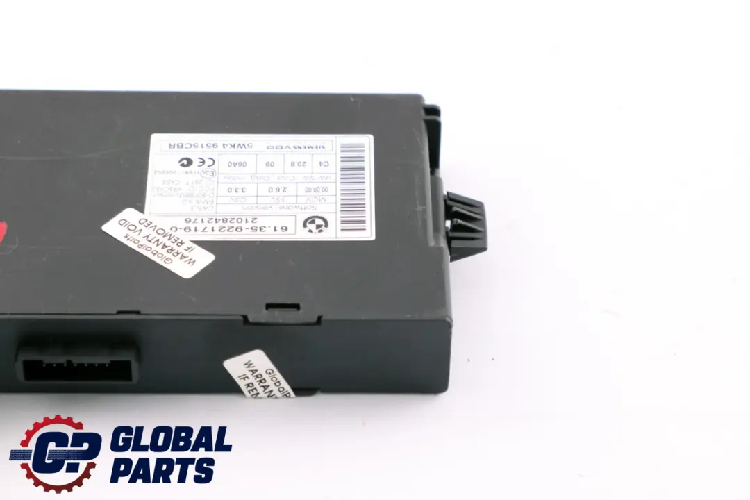 Mini Cooper R55 R56 R60 CAS 3 ECU Control Unit Key Reading Module - SKU 9221719 - Part number 9395657