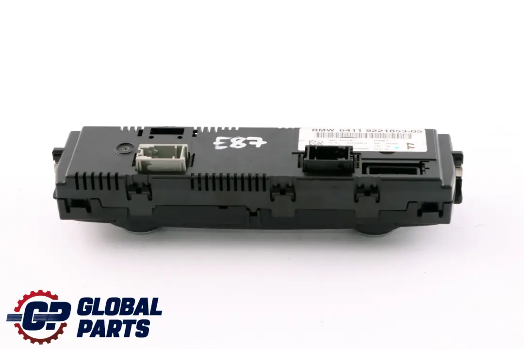  Panel Aire Acondicionado BMW E81 E87 E90 E91 E92 Unidad Control A/C - SKU 9221853 - Número de pieza 9221853