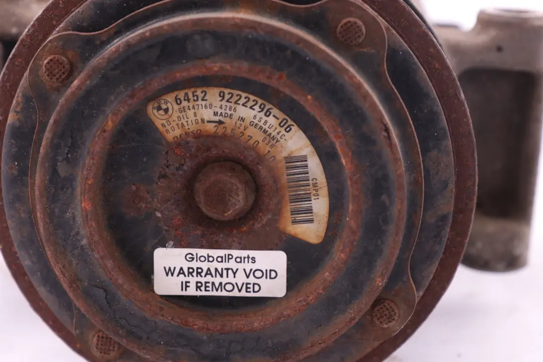 A/C Compressor Air Conditioner Pump to BMW F20 F21 F30 F31 LCI N13 with Part number 9222296 BMW F20 F21 F30 F31 LCI N13 A/C Compressor Air Conditioner Pump - SKU 9222296 - Part number 9222296