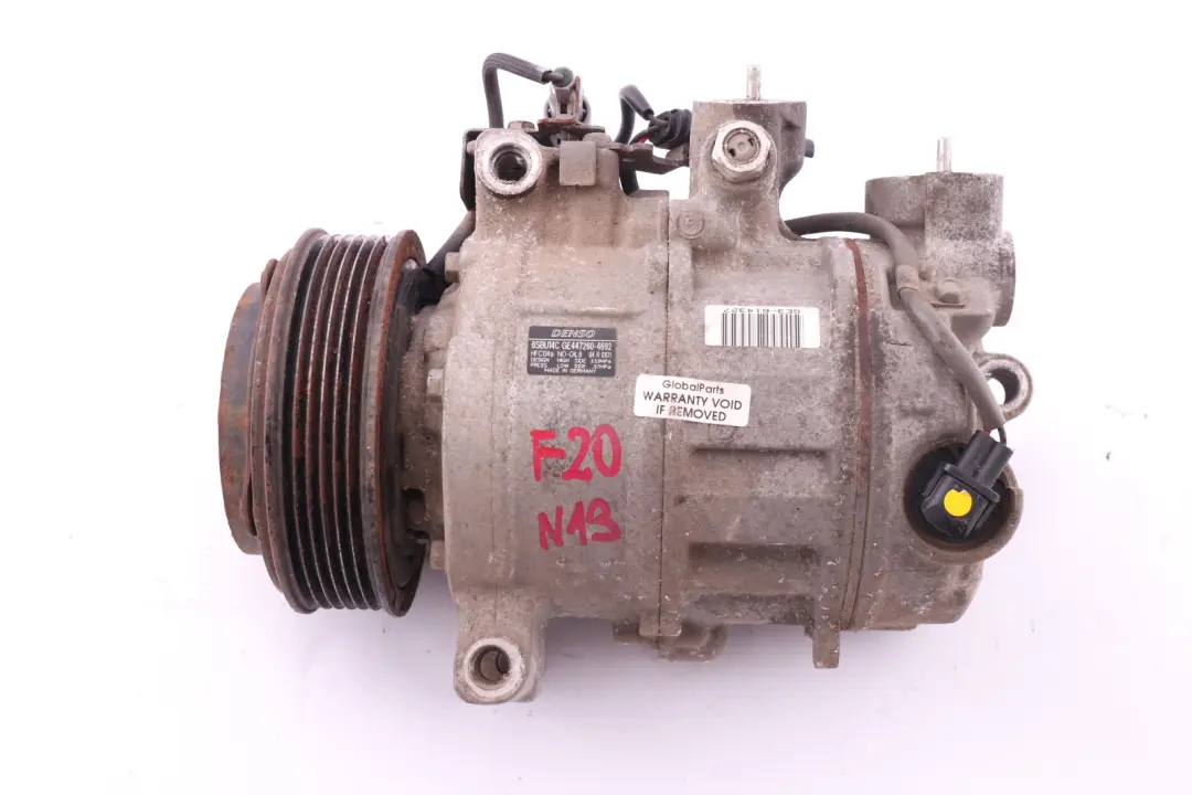 Compresor Aire Acondicionado Bomba Aire para BMW F20 F21 F30 F31 LCI N13 con número de pieza 9222296 BMW F20 F21 F30 F31 LCI N13 Compresor Aire Acondicionado Bomba Aire - SKU 9222296 - Número de pieza 9222296
