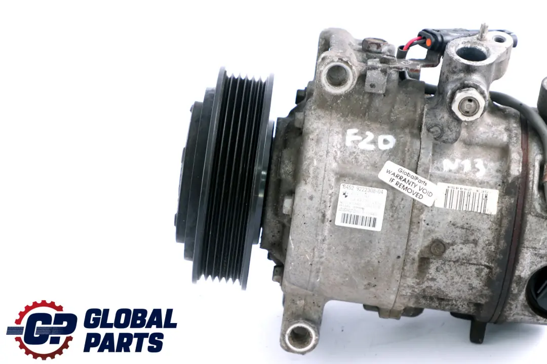Conditioning A/C Compressor Pump to BMW 1 3 Series F20 F21 F30 F31 N13 Air with Part number 9222308 BMW 1 3 Series F20 F21 F30 F31 N13 Air Conditioning A/C Compressor Pump - SKU 9222308 - Part number 9222308