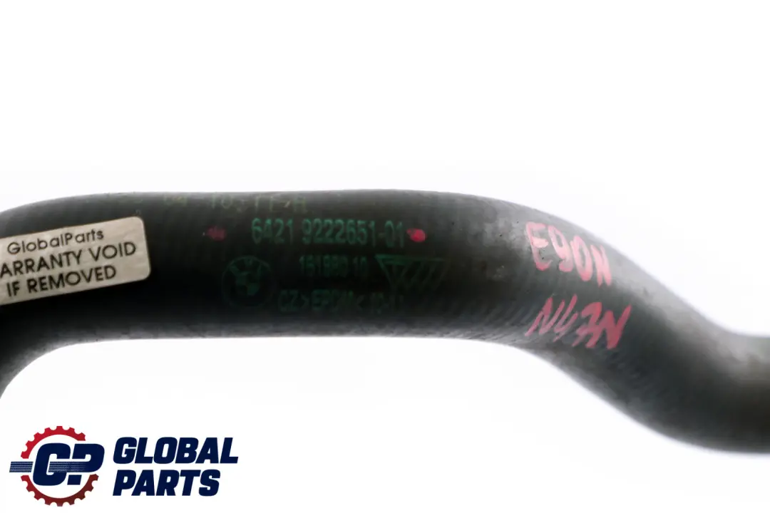 BMW E90 E91 E92 E93 LCI N47N Tubo Ritorno Del - SKU 9222651 - Numero di parte 9222651