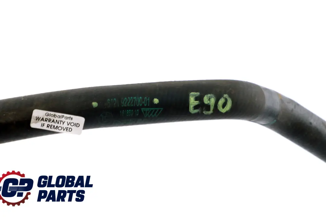 Manguera Entrada Motor Y Calentador Radiador para BMW E90 E91 E92 E93 LCI con número de pieza 9222700 BMW E90 E91 E92 E93 LCI Manguera Entrada Motor Y Calentador Radiador - SKU 9222700 - Número de pieza 9222700
