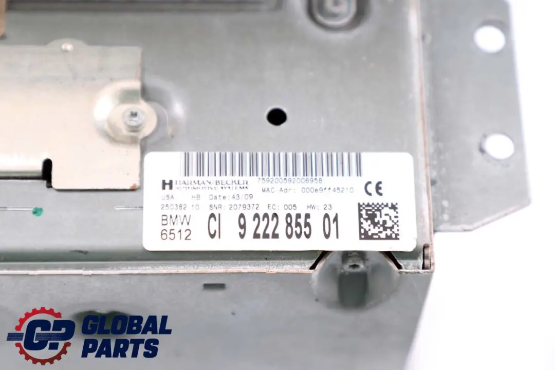 BMW X5 X6 E70 E71 System Nawigacji Radio Komputer CIC - SKU 9222855 - Numer Części 9278073