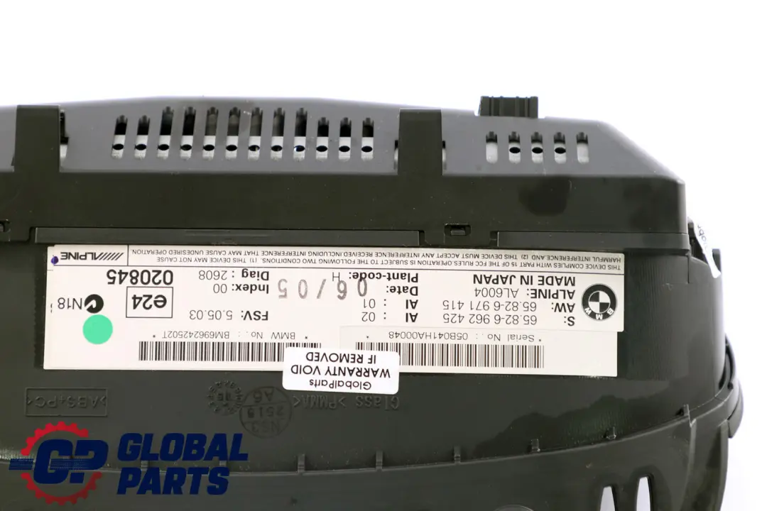 BMW 5 er E60 E61 Bordmonitor 8,8" 6582 - SKU 9224349 - Teilenummer 9224349