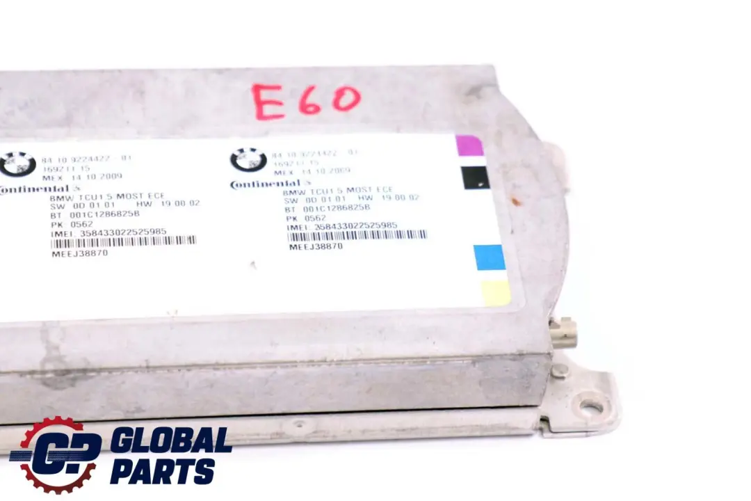  Unità Di Controllo Bluetooth BMW E60 E87 E90 Modulo Telematico ECU - SKU 9224422 - Numero di parte 9224422