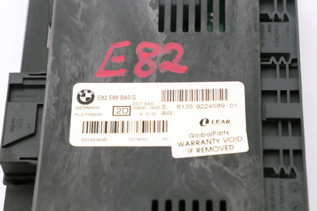 BMW 1 Series E82 Footwell Light Module Control Unit ECU BASIS PL2 FRM3R - SKU 9224589 - Part number 9224589