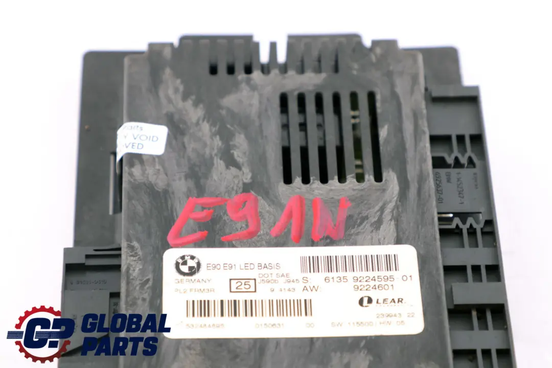 BMW 3 Series E91 LCI Footwell Light Control Module LCM LED Basis - SKU 9224595-1 - Part number 9224595