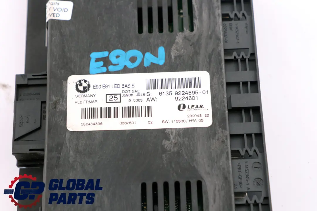 BMW E90 LCI Footwell Light Control Module LCM LED Basis - SKU 9224595 - Part number 9224595